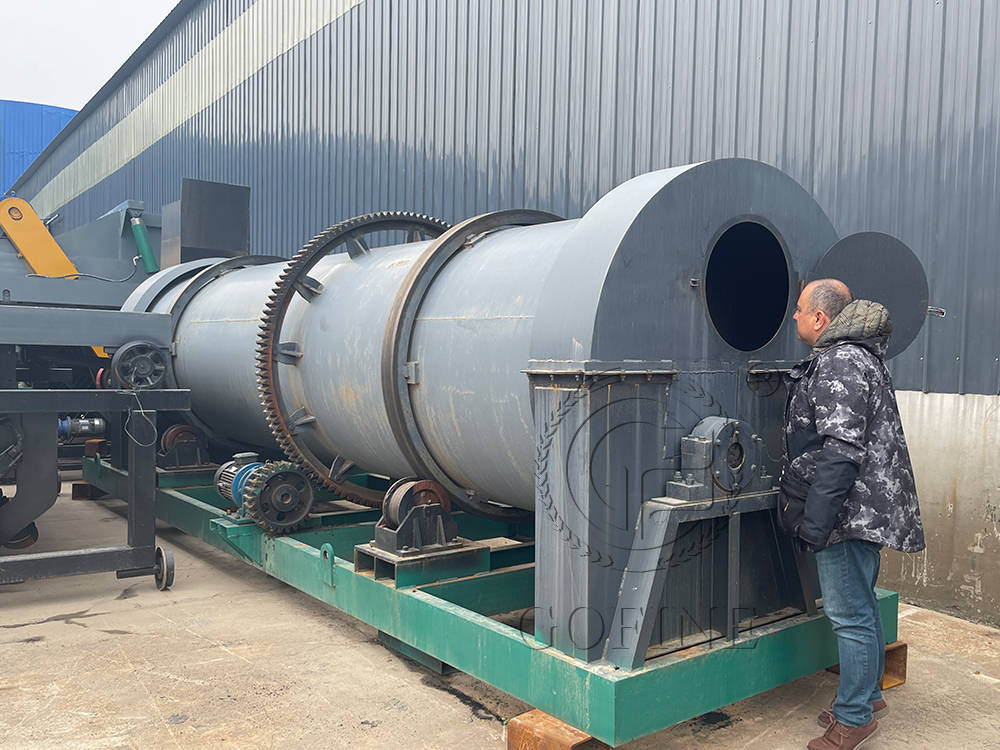 African Customers Visit Fertilizer Production Line