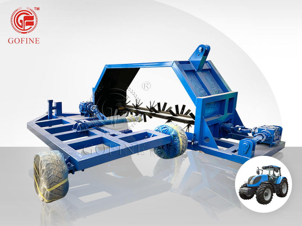 Tractor-pulled compost turners