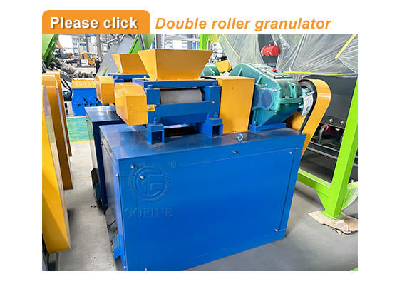 dry type double roller granulator