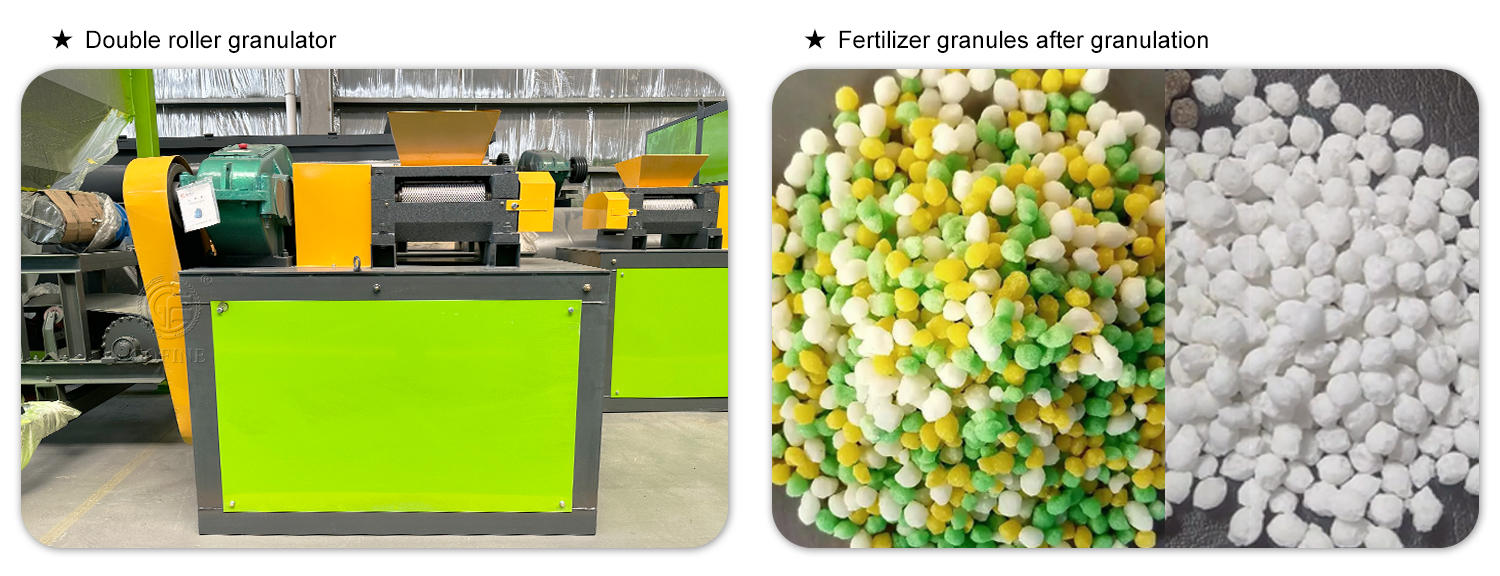 inorganic fertilizer granualtor machine