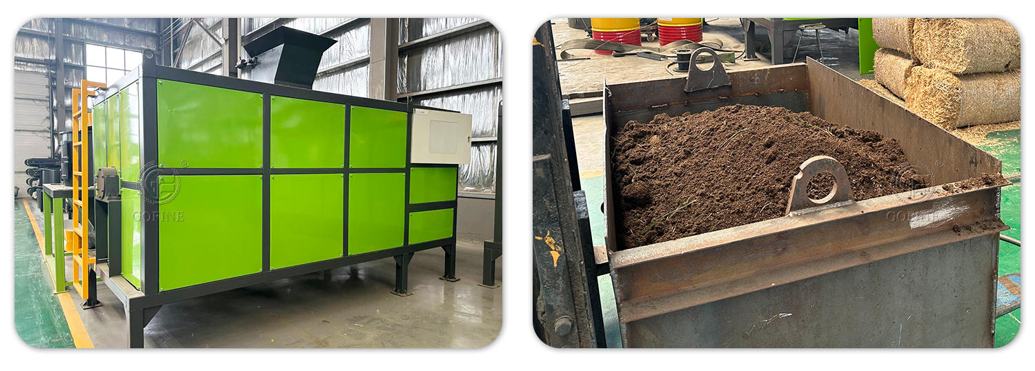 Horizontal composting fermentation tank