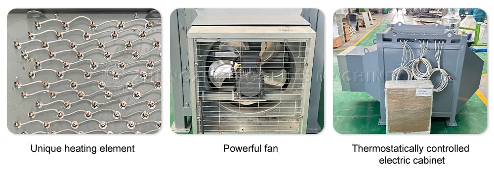 Electric hot air heater