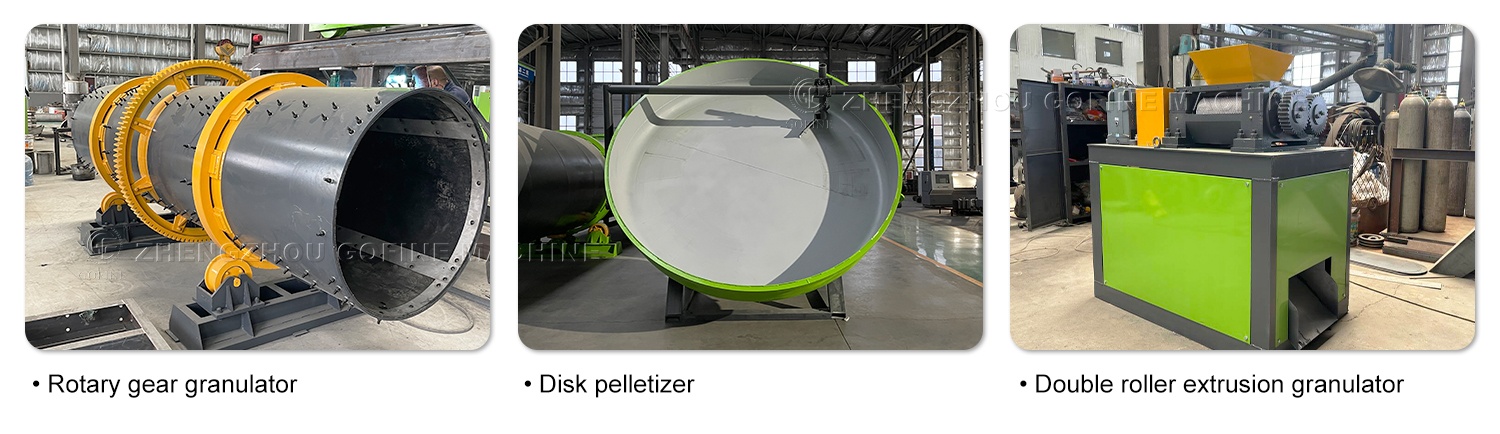 Mineral fertilizer granulator