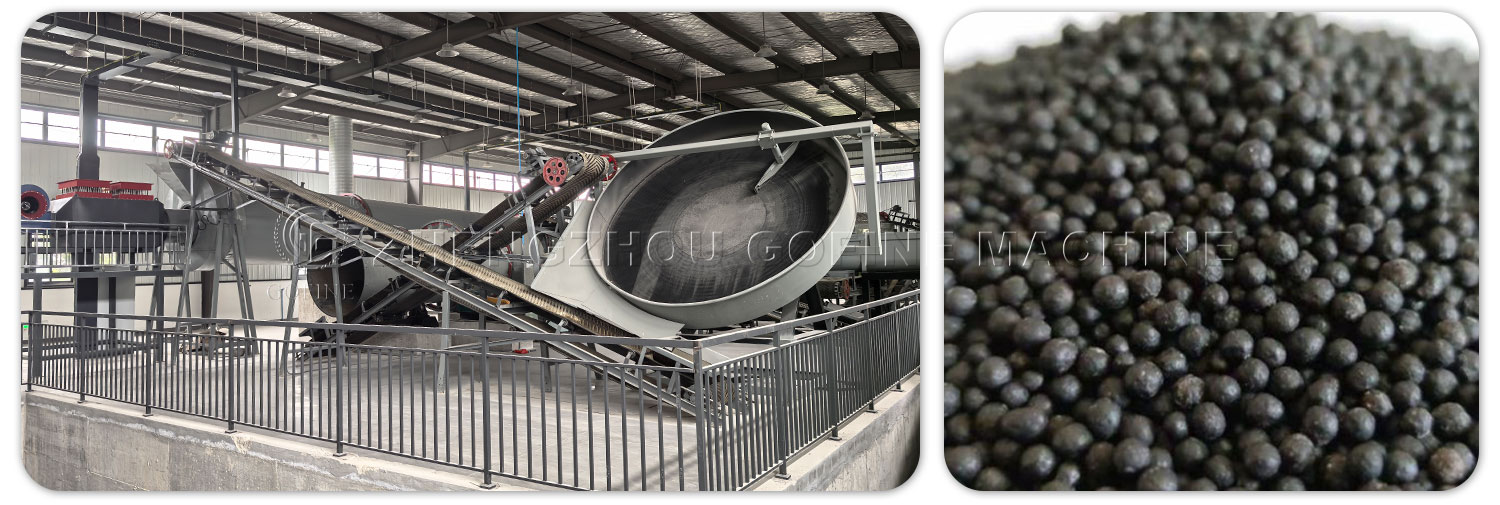 Biological fertilizer production line