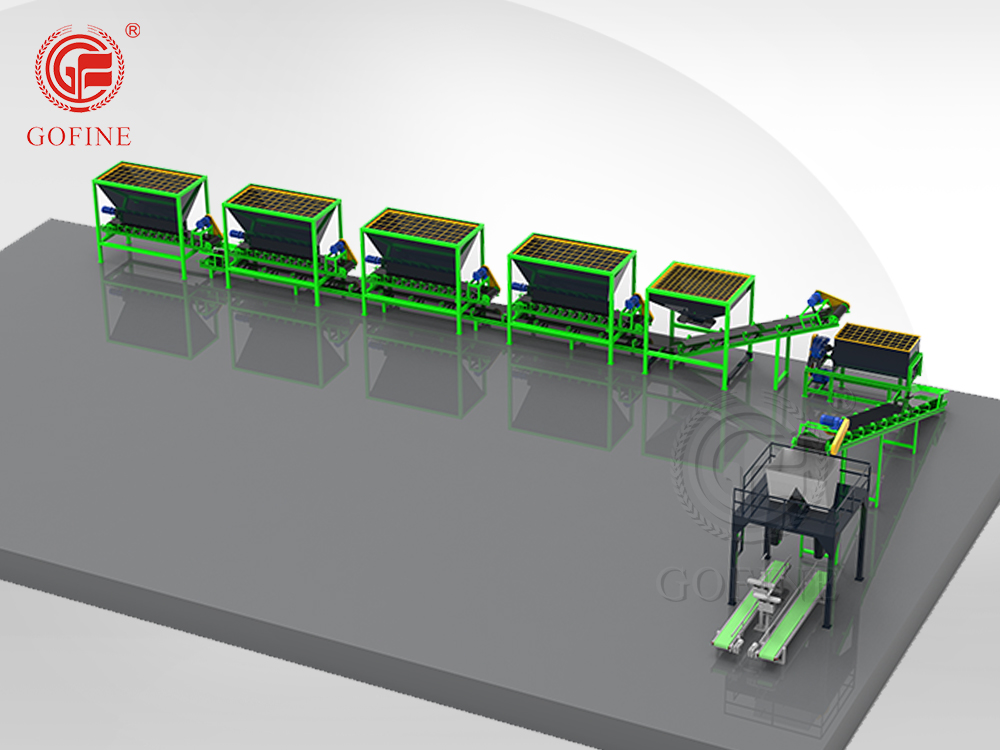 Nursery Organic Composting Fertilizer Seedling Potting Mix Production Line
