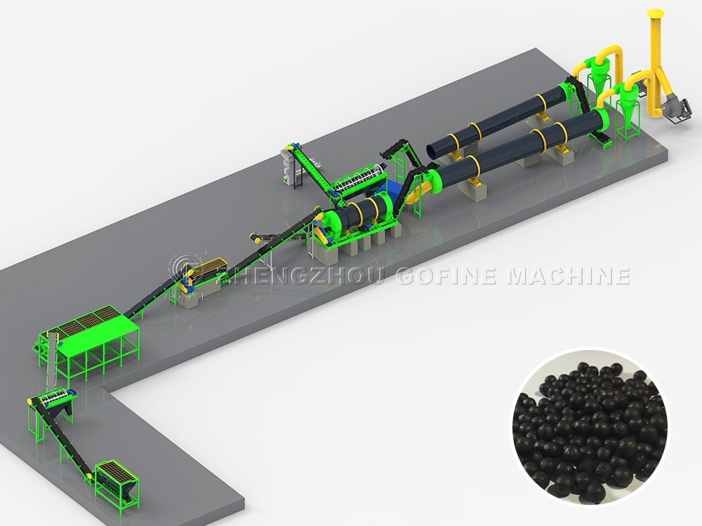 The Complete Organic Pellet Production Line Manure Pellet Machine