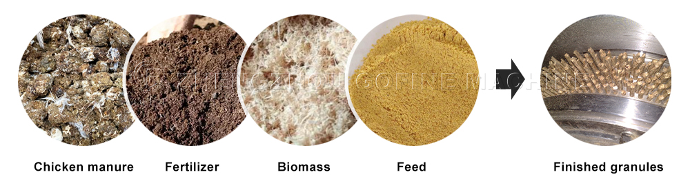 Application of ring die granulator