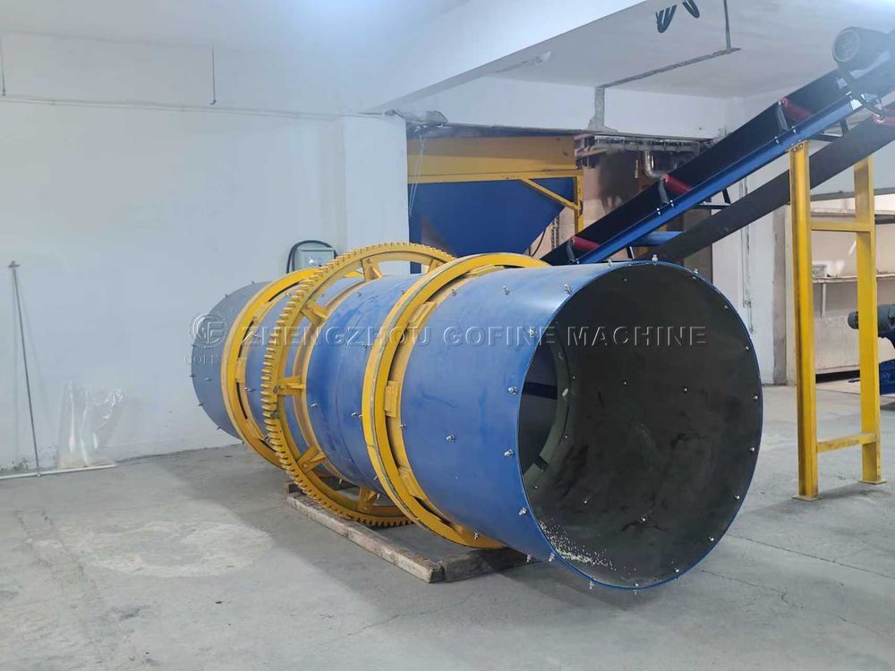 Chicken Manure Disc Granulator Organic Fertilizer Line
