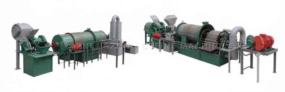 small disc granulator organic fertilizer plant 