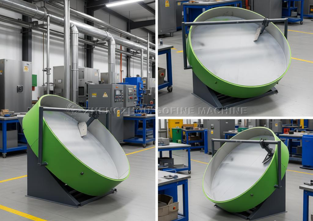 Heavy Load Cat Litter Disc Granulator Machine with Thickened Material Structure