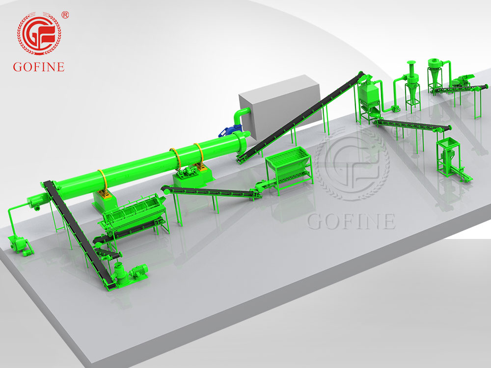 Bio-Organic Fertilizer Flat Die Pellet Mill Production Line