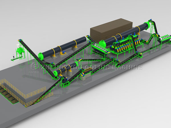 One Stop Service Complete Organic Fertilizer Plant Equipment for Newly Built Factory