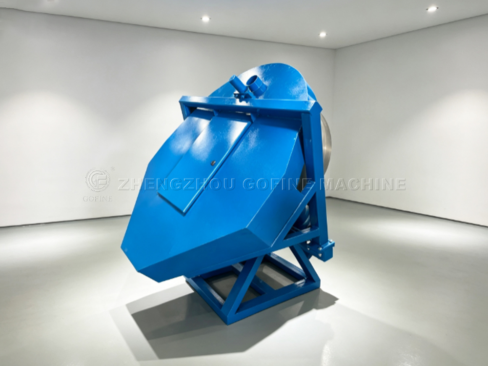 Disc Granulator with Simple Dust Hood & Dust Collection System
