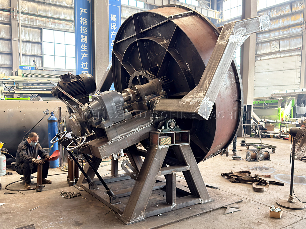 Heavy-Duty 2.5m Disc Granulator for Mineral Fertilizer
