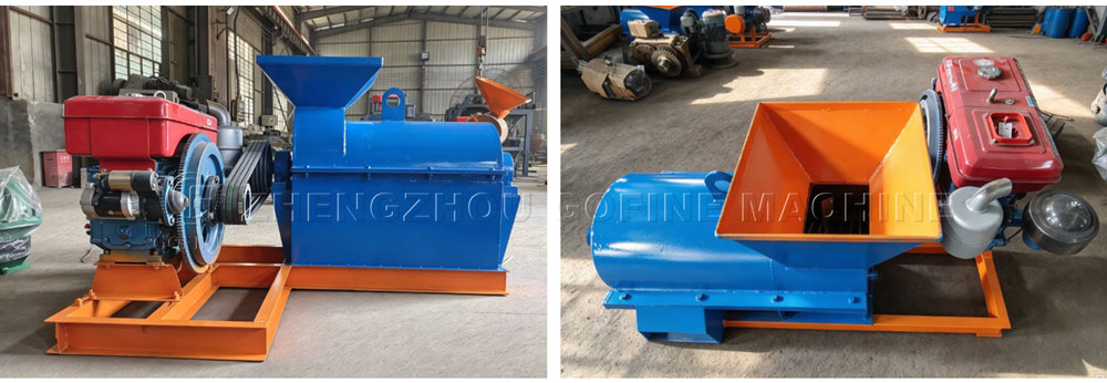 Diesel Semi-Wet Material Crusher