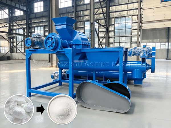 Compound Fertilizer Cage Crusher with Screw Feeder | Non-Clogging Crusher