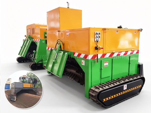 Crawler Compost Turner: Remote Control & Cab Models | Factory Direct